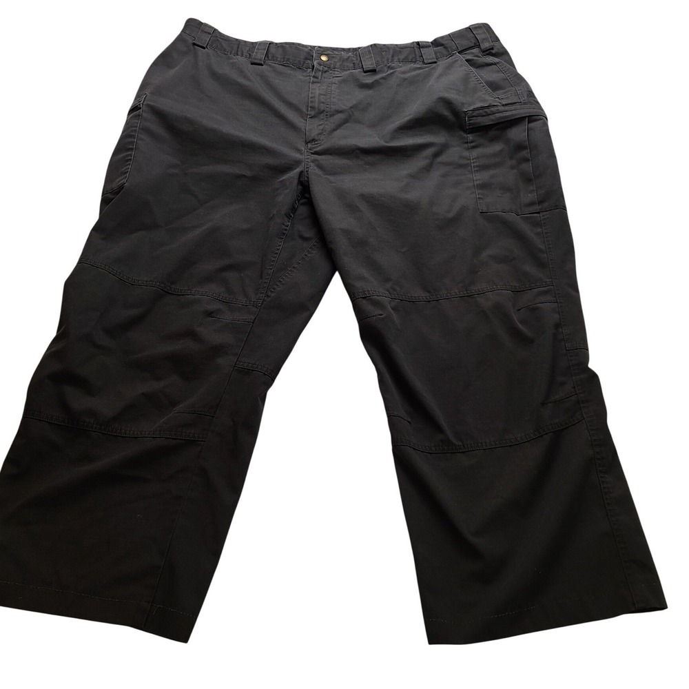 Blauer Men's Black Ripstop Tactical Cargo Pants Reinforced Knee Uniform 47x29